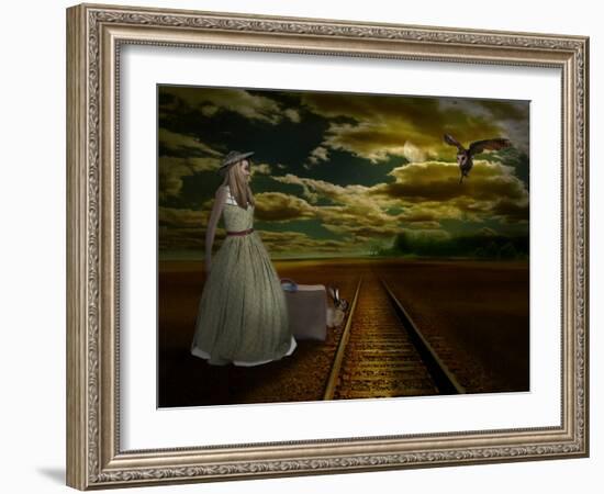 Dabspot-Lynne Davies-Framed Photographic Print