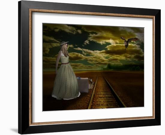 Dabspot-Lynne Davies-Framed Photographic Print