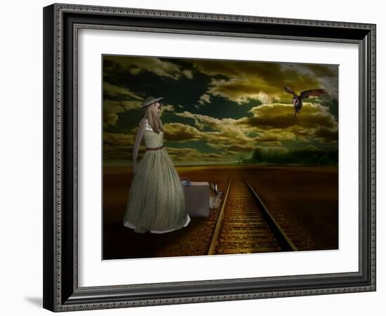 Dabspot-Lynne Davies-Framed Photographic Print