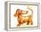 Dachshund and Butterfly-Nate Owens-Framed Premier Image Canvas