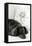 Dachshund Black and White-Karyn Millet-Framed Premier Image Canvas