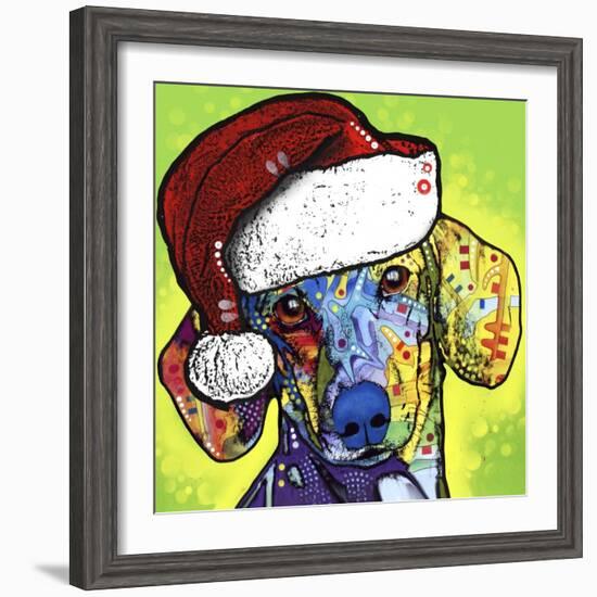 Dachshund Christmas-Dean Russo-Framed Giclee Print