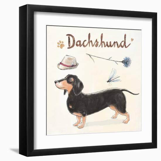 Dachshund Escapades-Kerri Elliot-Framed Art Print