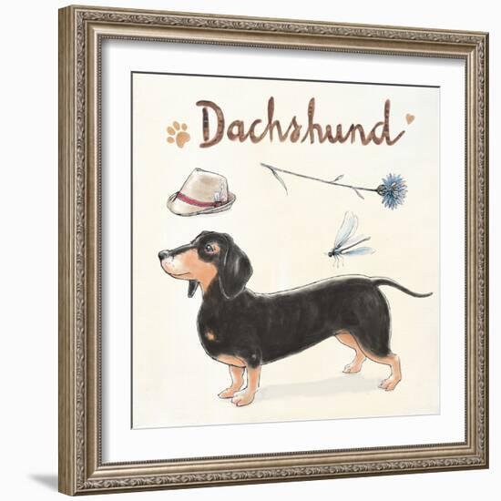 Dachshund Escapades-Kerri Elliot-Framed Art Print