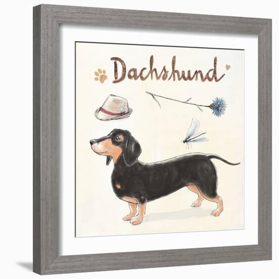 Dachshund Escapades-Kerri Elliot-Framed Art Print