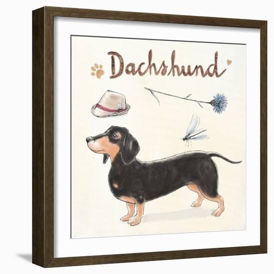 Dachshund Escapades-Kerri Elliot-Framed Art Print