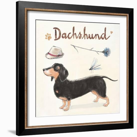 Dachshund Escapades-Kerri Elliot-Framed Art Print