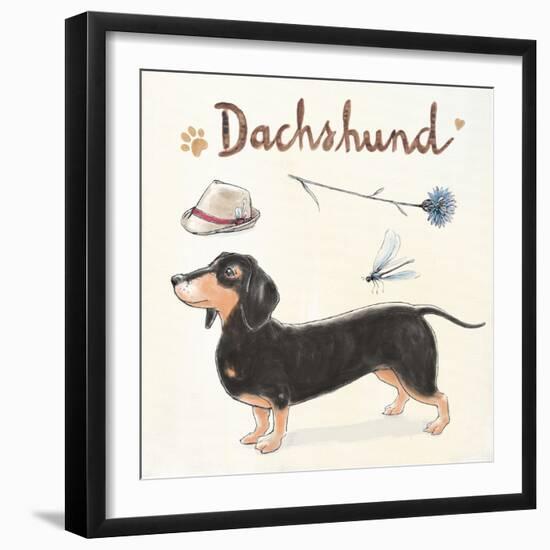 Dachshund Escapades-Kerri Elliot-Framed Art Print