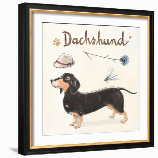 Dachshund Escapades-Kerri Elliot-Framed Art Print