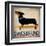 Dachshund Longboards-Ryan Fowler-Framed Art Print