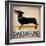 Dachshund Longboards-Ryan Fowler-Framed Art Print