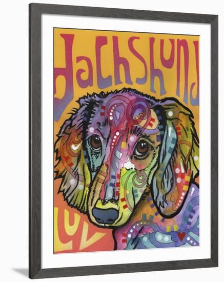 Dachshund Love-Dean Russo-Framed Giclee Print