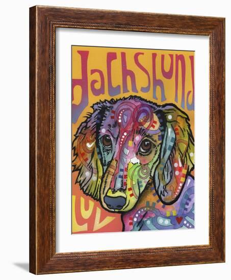 Dachshund Love-Dean Russo-Framed Giclee Print