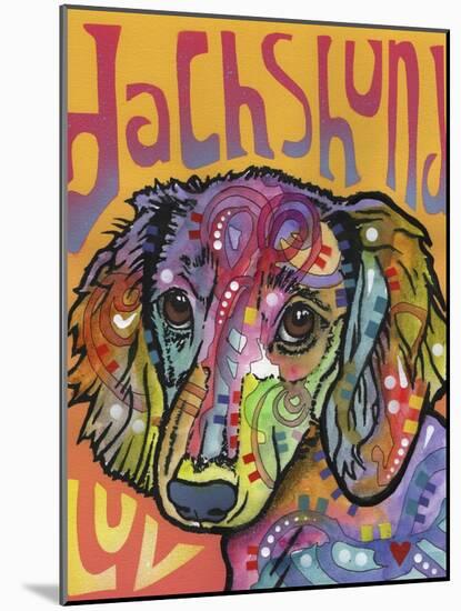 Dachshund Love-Dean Russo-Mounted Giclee Print