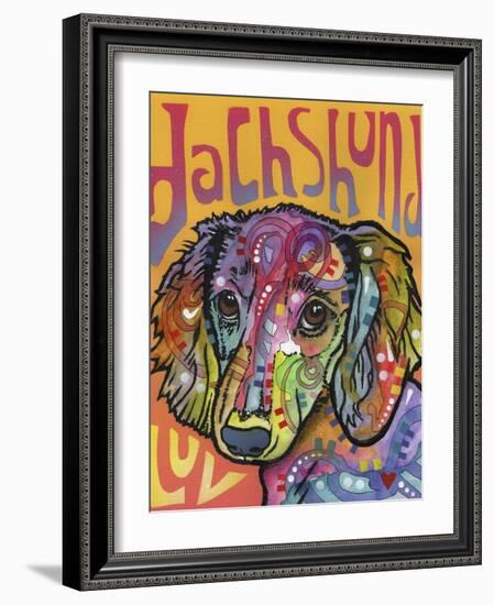 Dachshund Love-Dean Russo-Framed Giclee Print