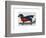 Dachshund On Skateboard-Fab Funky-Framed Art Print