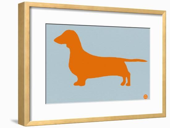 Dachshund Orange-NaxArt-Framed Art Print