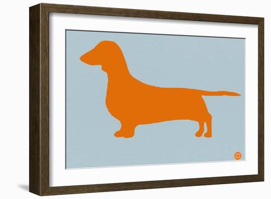 Dachshund Orange-NaxArt-Framed Art Print