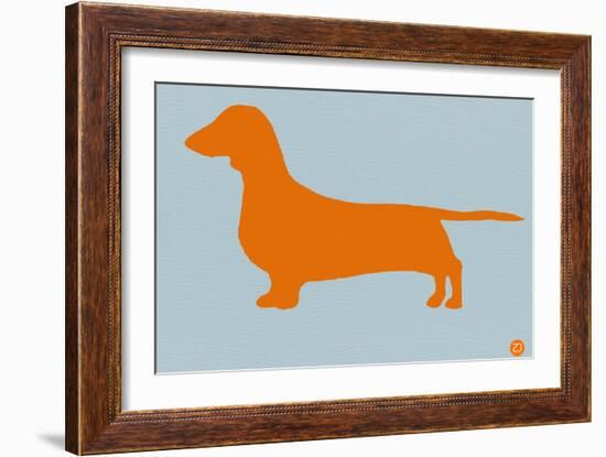 Dachshund Orange-NaxArt-Framed Art Print