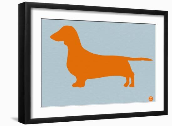 Dachshund Orange-NaxArt-Framed Art Print