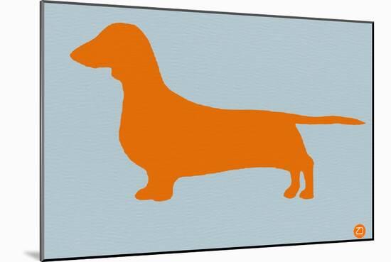 Dachshund Orange-NaxArt-Mounted Art Print