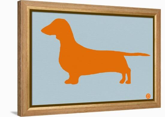 Dachshund Orange-NaxArt-Framed Stretched Canvas