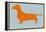 Dachshund Orange-NaxArt-Framed Stretched Canvas