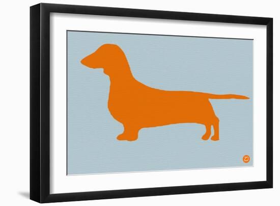 Dachshund Orange-NaxArt-Framed Art Print