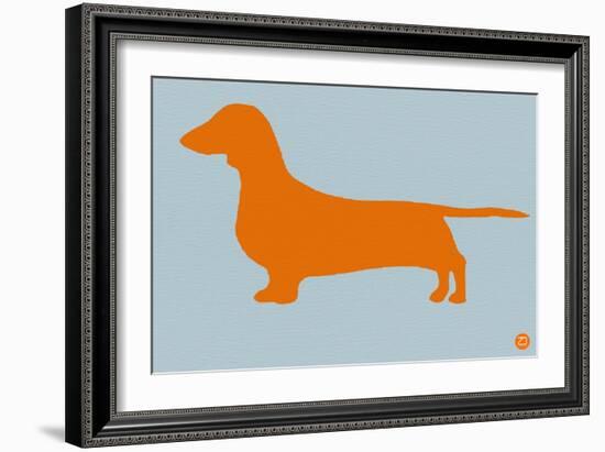 Dachshund Orange-NaxArt-Framed Art Print