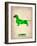 Dachshund Poster 1-NaxArt-Framed Art Print