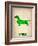 Dachshund Poster 1-NaxArt-Framed Art Print