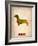 Dachshund Poster 2-NaxArt-Framed Art Print