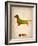 Dachshund Poster 2-NaxArt-Framed Art Print