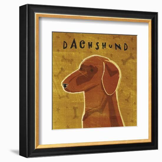 Dachshund (red)-John Golden-Framed Giclee Print