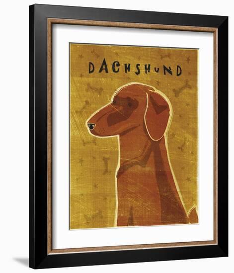 Dachshund (red)-John Golden-Framed Giclee Print