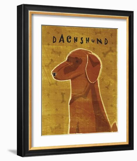 Dachshund (red)-John Golden-Framed Giclee Print