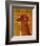 Dachshund (red)-John Golden-Framed Art Print