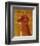 Dachshund (red)-John Golden-Framed Art Print