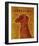 Dachshund (red)-John Golden-Framed Art Print