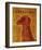 Dachshund (red)-John Golden-Framed Art Print