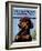 "Dachshund," Saturday Evening Post Cover, May 14, 1938-Ivan Dmitri-Framed Giclee Print