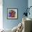 Dachshund - Turquoise-Dawgart-Framed Giclee Print displayed on a wall