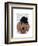 Dachshund with Black Bowler Hat-Fab Funky-Framed Art Print