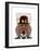 Dachshund with Steampunk Bowler Hat-Fab Funky-Framed Premium Giclee Print