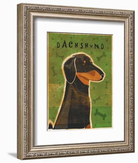 Dachshund-John Golden-Framed Art Print