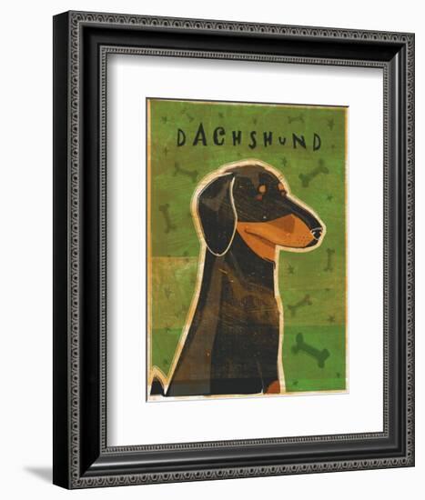 Dachshund-John Golden-Framed Art Print