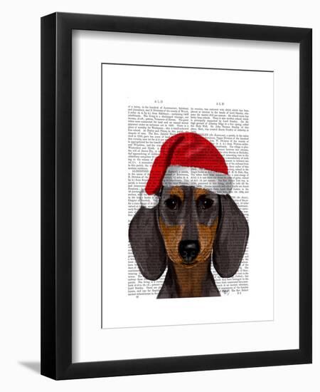 Dachshund-Fab Funky-Framed Art Print