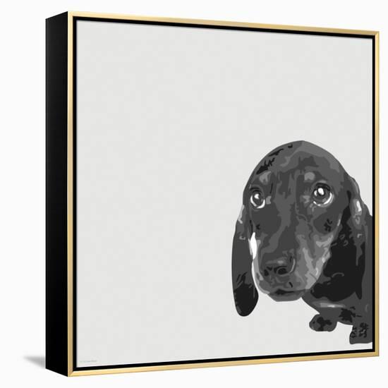 Dachshund-Emily Burrowes-Framed Stretched Canvas