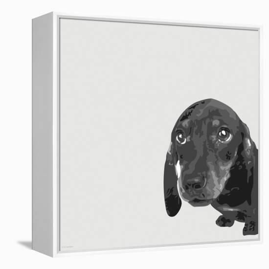 Dachshund-Emily Burrowes-Framed Stretched Canvas