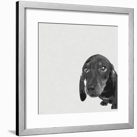 Dachshund-Emily Burrowes-Framed Premium Giclee Print